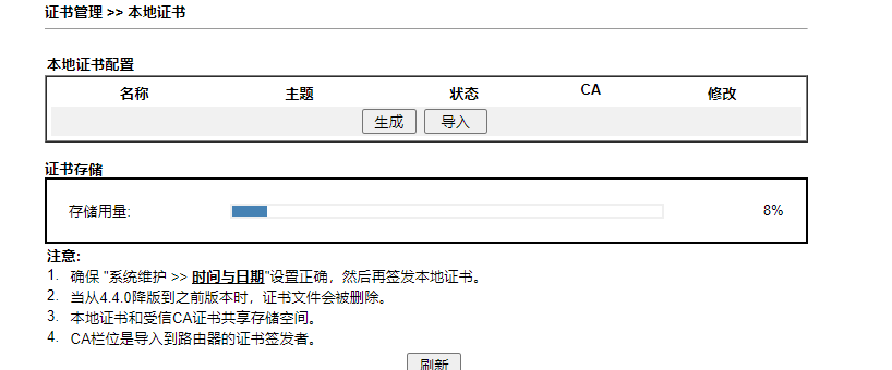 生成本地证书