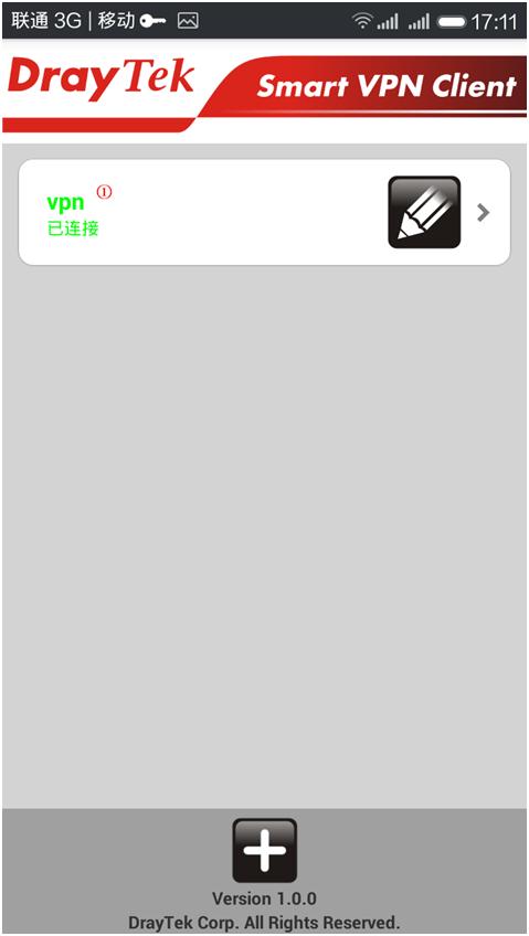Android SmartVPN已连接
