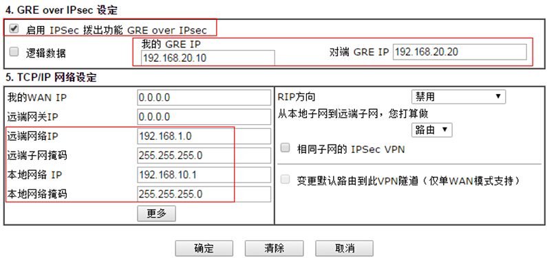 VPN负载平衡配置档1TCP/IP以及GRE设定