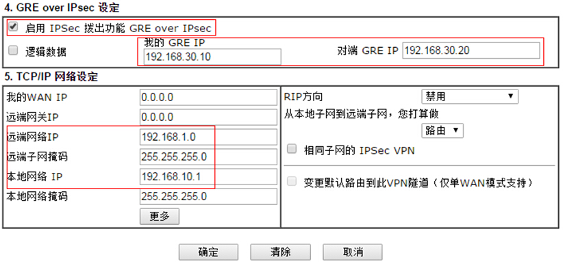 VPN负载平衡配置档2 TCP/IP,GRE